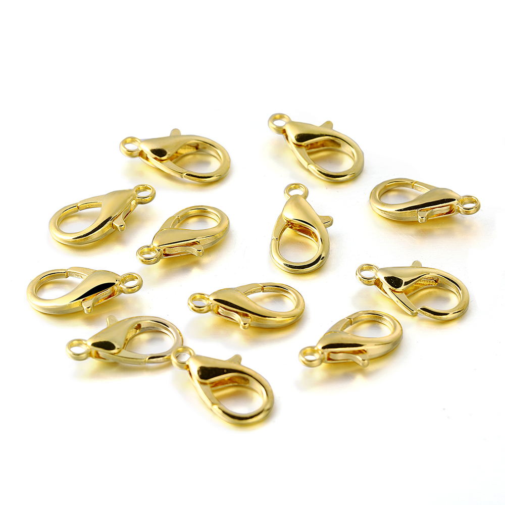 Jewelry Making Hobby - 10 個複数サイズのロブスタークラスプブレスレットコネクタネックレスフック DIY チェーンジュエリー作成用品卸売用