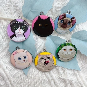 10 個漫画動物猫エナメルジュエリー作りかわいいぶら下げイヤ - Jewelry Making Party のレビューと価格