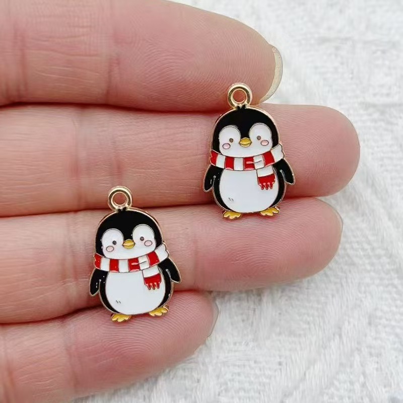 10 個漫画ペンギンパンダ DIY 韓国版キーホルダーペンダ - Jewelry Making Party のレビューと価格