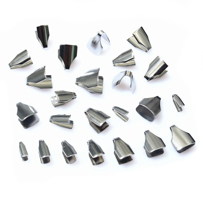 100個ステンレス鋼2-7mmフラットコード圧着エンドビーズ - Jewelry Making Hobby のレビューと価格