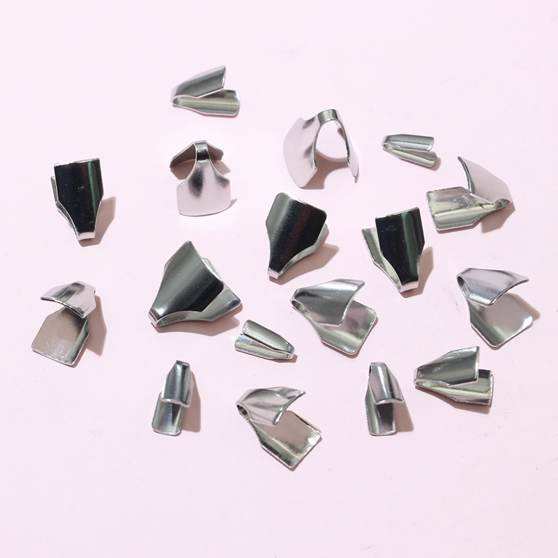 100個ステンレス鋼2-7mmフラットコード圧着エンドビーズ - Jewelry Making Hobby のレビューと価格