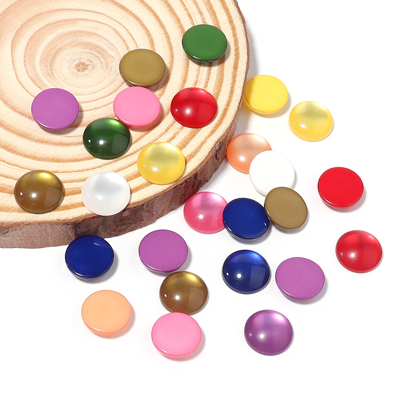 50個入りミックスカラーレジンカボション模造キャッツアイラウ - Jewelry Making Gemstones のレビューと価格