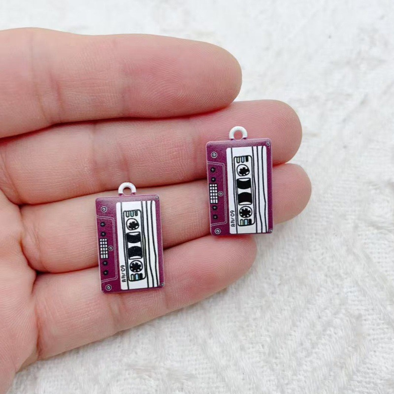 10個の合金ジュエリーアクセサリー、オイルドロッププリント磁 - Jewelry Making Party のレビューと価格