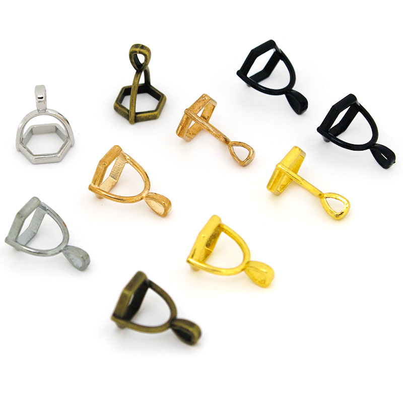 20 個六角形の宝石キャップ天然石クリスタル柱ペンダントキャ - Jewelry Making Gemstones のレビューと価格