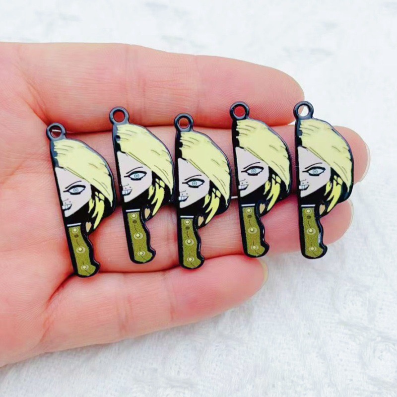 10 個漫画ピエロ面白いカップル片面アクリルジュエリー DI - Jewelry Making Party のレビューと価格