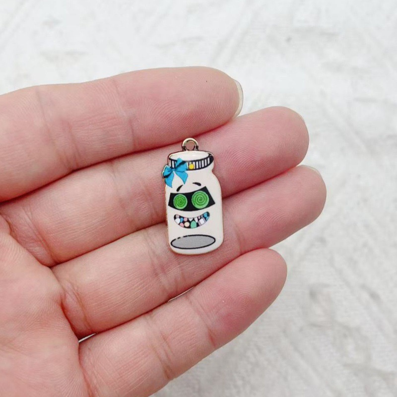 12個の合金プリントボトルペンダント、DIYジュエリー作り用 - Jewelry Making Party のレビューと価格