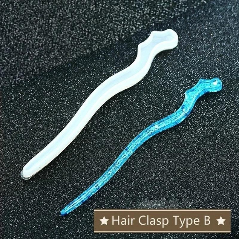 新しい透明ヘアピンシリコーン特殊金型樹脂 DIY ヘアジュエ - Jewelry Making For Adults のレビューと価格