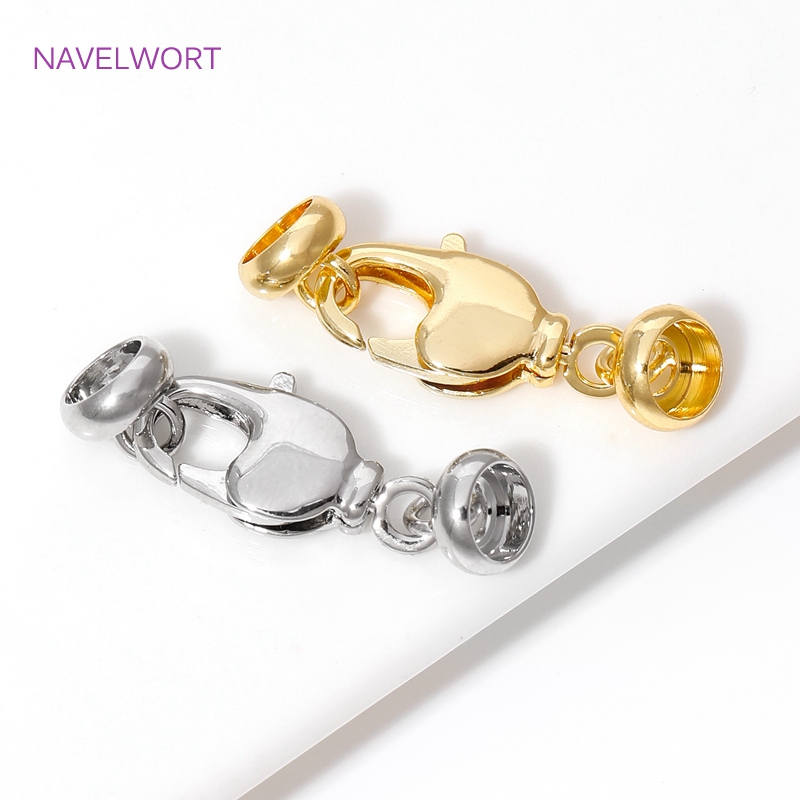 18K ゴールドメッキ真鍮ロブスタークラスプコネクタ、ジュエ - Jewelry Making Hobby のレビューと価格