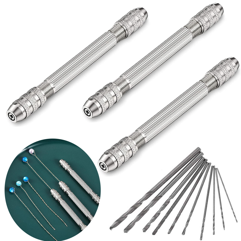 ダブルヘッドハンドドリルベース、0.8-3.0mm、銅ジュエ - Jewelry Making Rotary Tool のレビューと価格