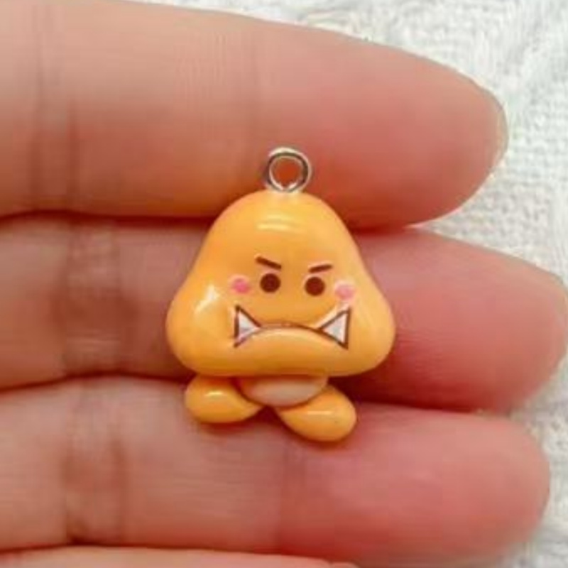 10個入り樹脂製漫画ペンダント、DIYジュエリー製作イヤリン - Jewelry Making Party のレビューと価格