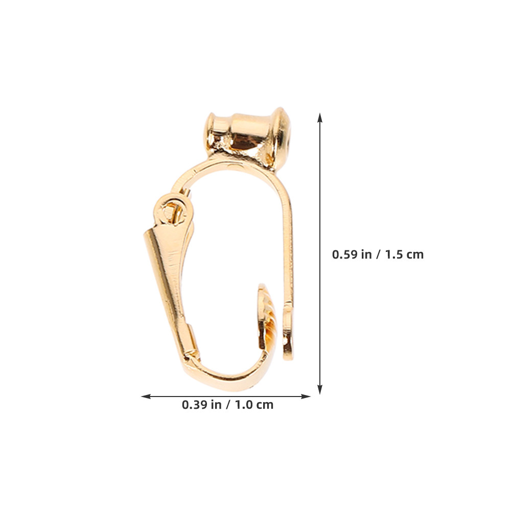 40個入りイヤリングクリップコンバーター、非ピアスイヤリング - Jewelry Making For Adults のレビューと価格