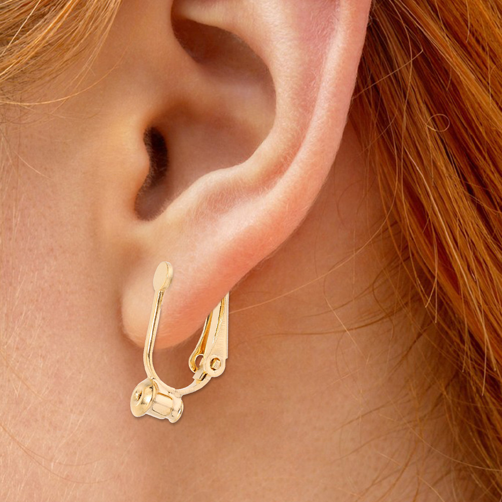 40個入りイヤリングクリップコンバーター、非ピアスイヤリング - Jewelry Making For Adults のレビューと価格