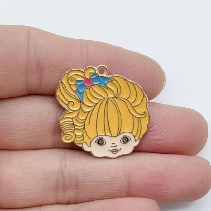 10 個かわいい女の子エナメルメタルジュエリーイチゴレインボ - Jewelry Making Party のレビューと価格