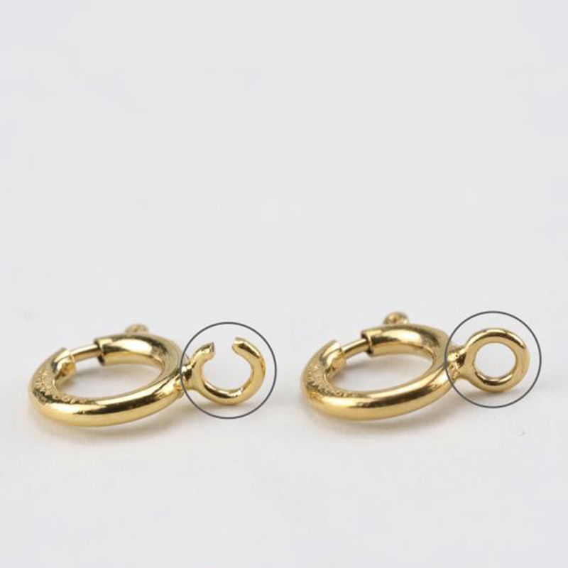 14K金張りスプリングリングクラスプフック、ブレスレットネッ - Jewelry Making Hobby のレビューと価格