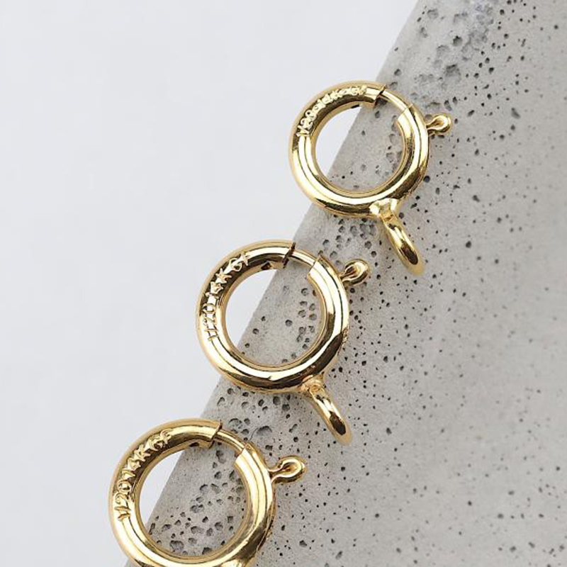 14K金張りスプリングリングクラスプフック、ブレスレットネッ - Jewelry Making Hobby のレビューと価格